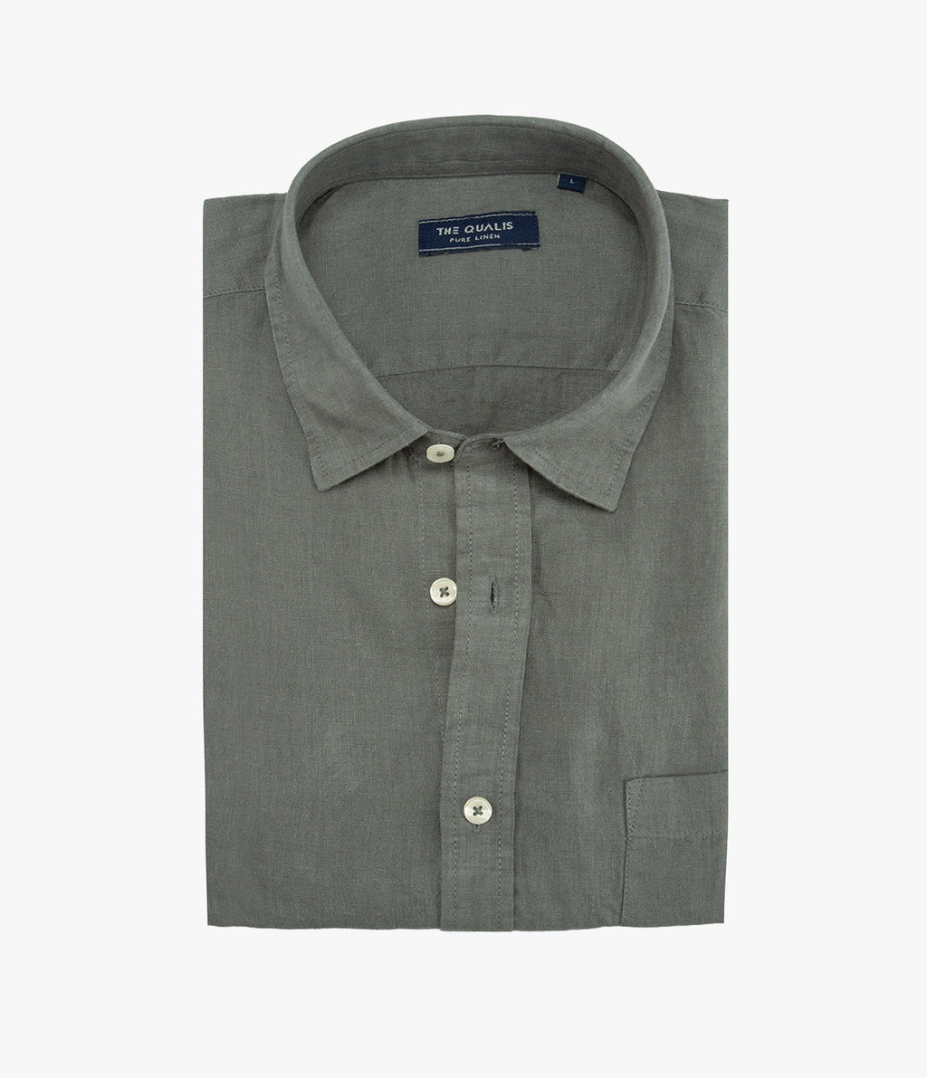 Camisa Sintra Verde Oscuro Camisa