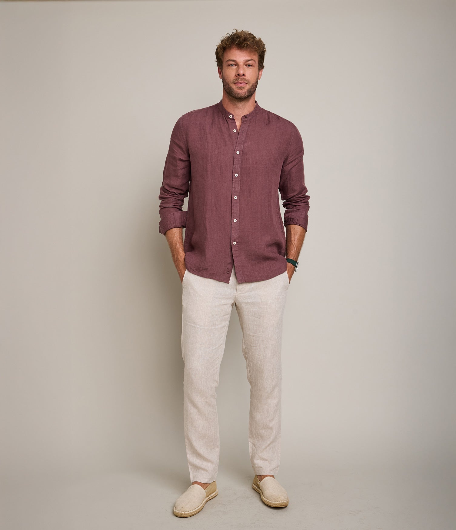 Camisa Soria Burdeo - Camisa