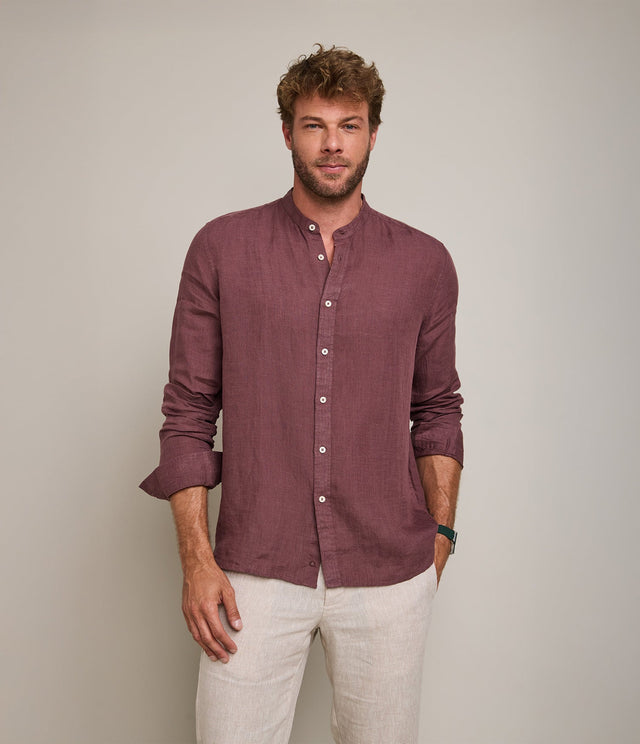 Camisa Soria Burdeo - Camisa