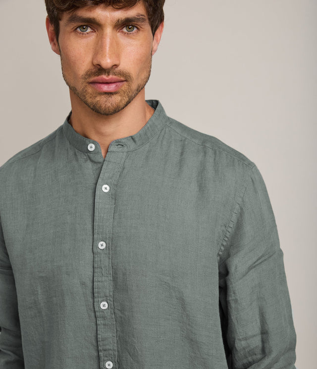 Camisa Soria Verde Oscuro - Camisa