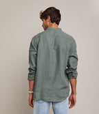 Camisa Soria Verde Oscuro - Camisa