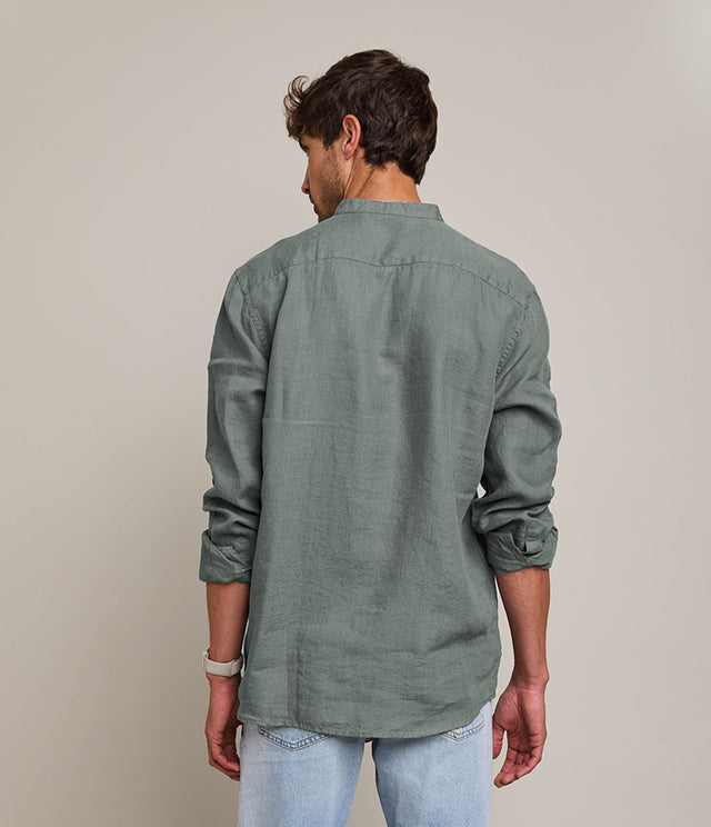 Camisa Soria Verde Oscuro - Camisa