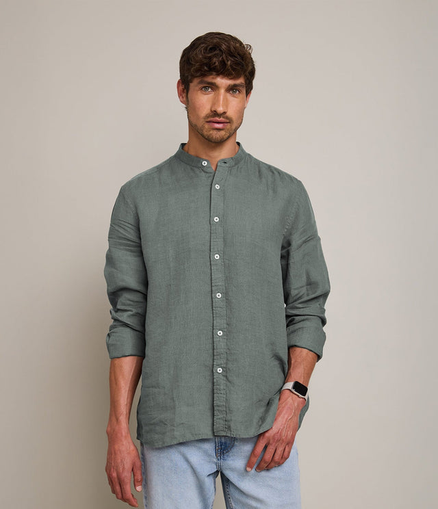 Camisa Soria Verde Oscuro - Camisa