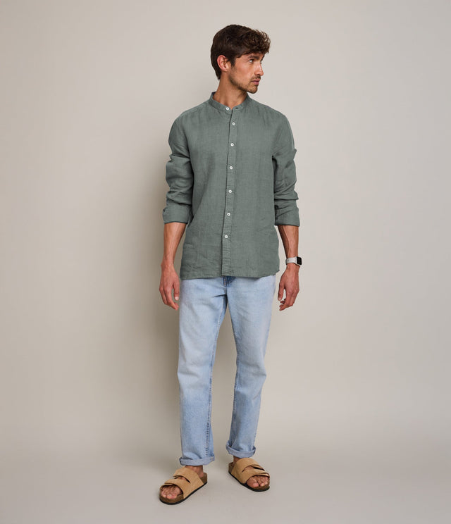 Camisa Soria Verde Oscuro - Camisa