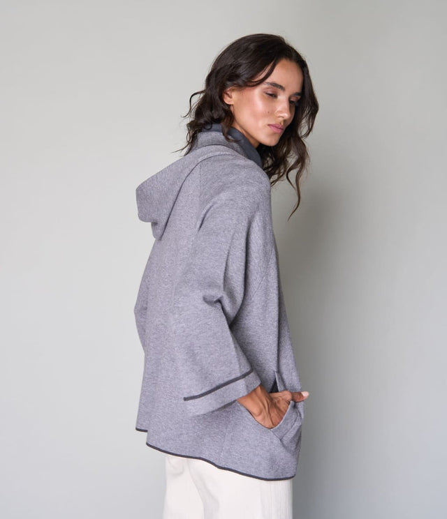 Capa Magnolia Gris - Sweater Mujer