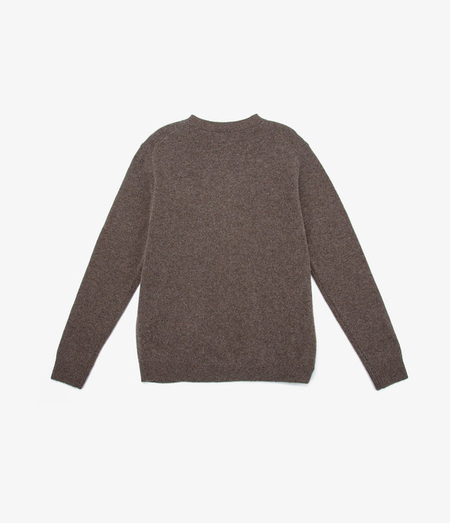 Cárdigan Capella Wool Café Oscuro - Sweater