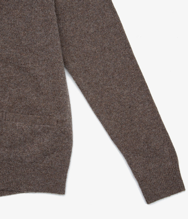 Cárdigan Capella Wool Café Oscuro - Sweater