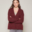 Cárdigan Lena Mohair Burdeo - Sweater Mujer