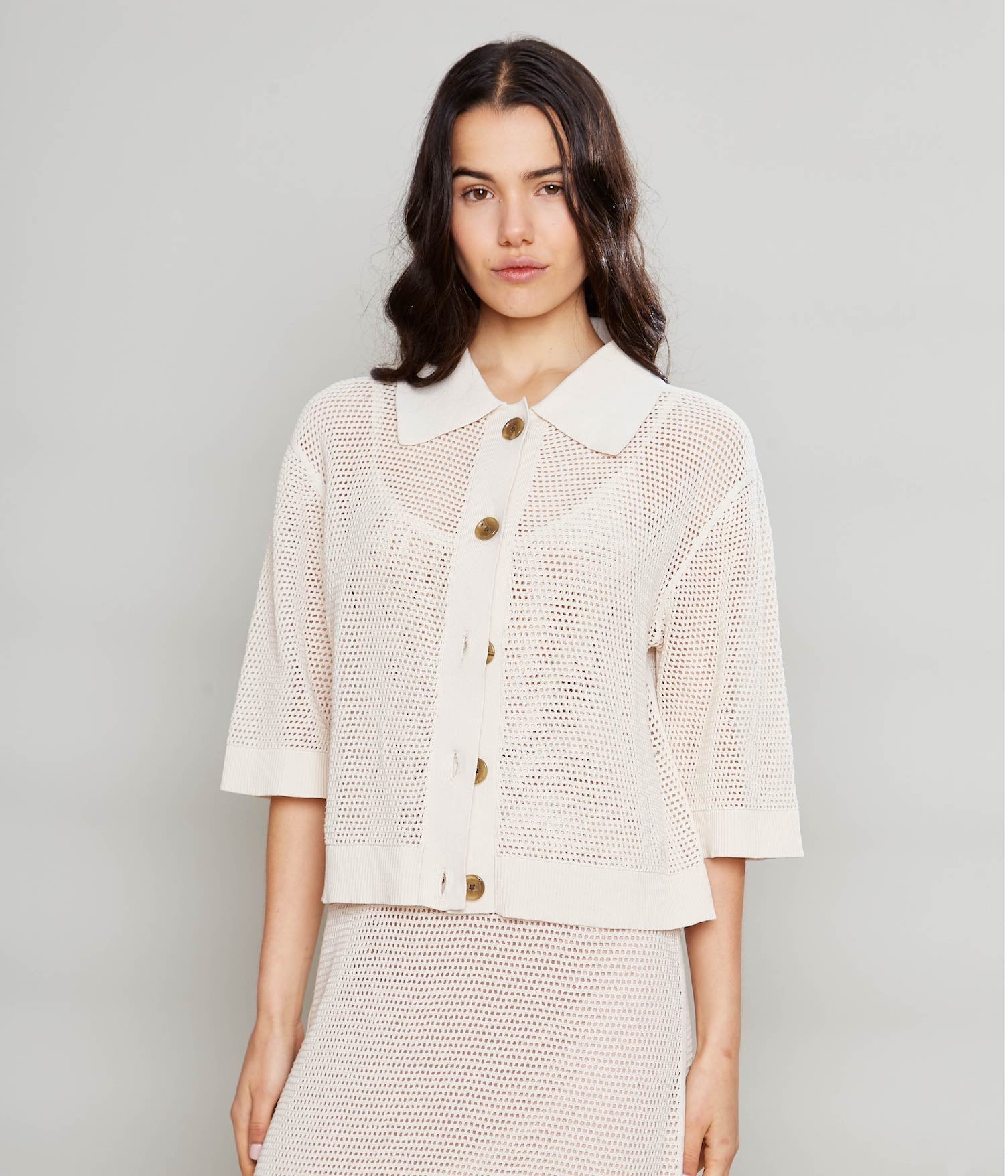 Cárdigan Oporto Ecru - Sweater