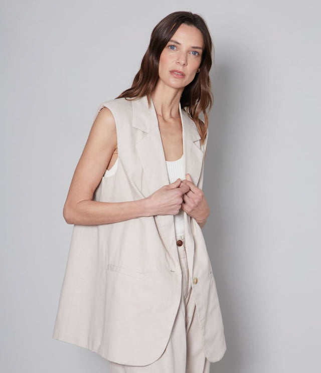 Chaqueta Dalia Beige - Chaqueta