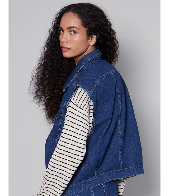 Chaqueta Denim - Sweater Mujer