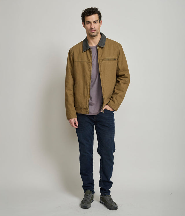 Canvas Jacket Café - Chaqueta