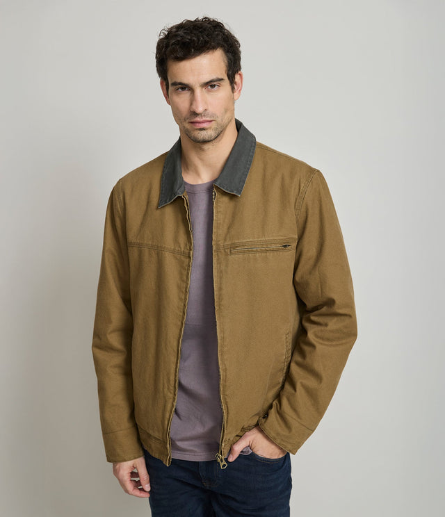 Canvas Jacket Café - Chaqueta