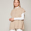 Chaqueta Otavia Sin Mangas Beige - Sweater Mujer