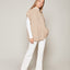 Chaqueta Otavia Sin Mangas Beige - Sweater Mujer