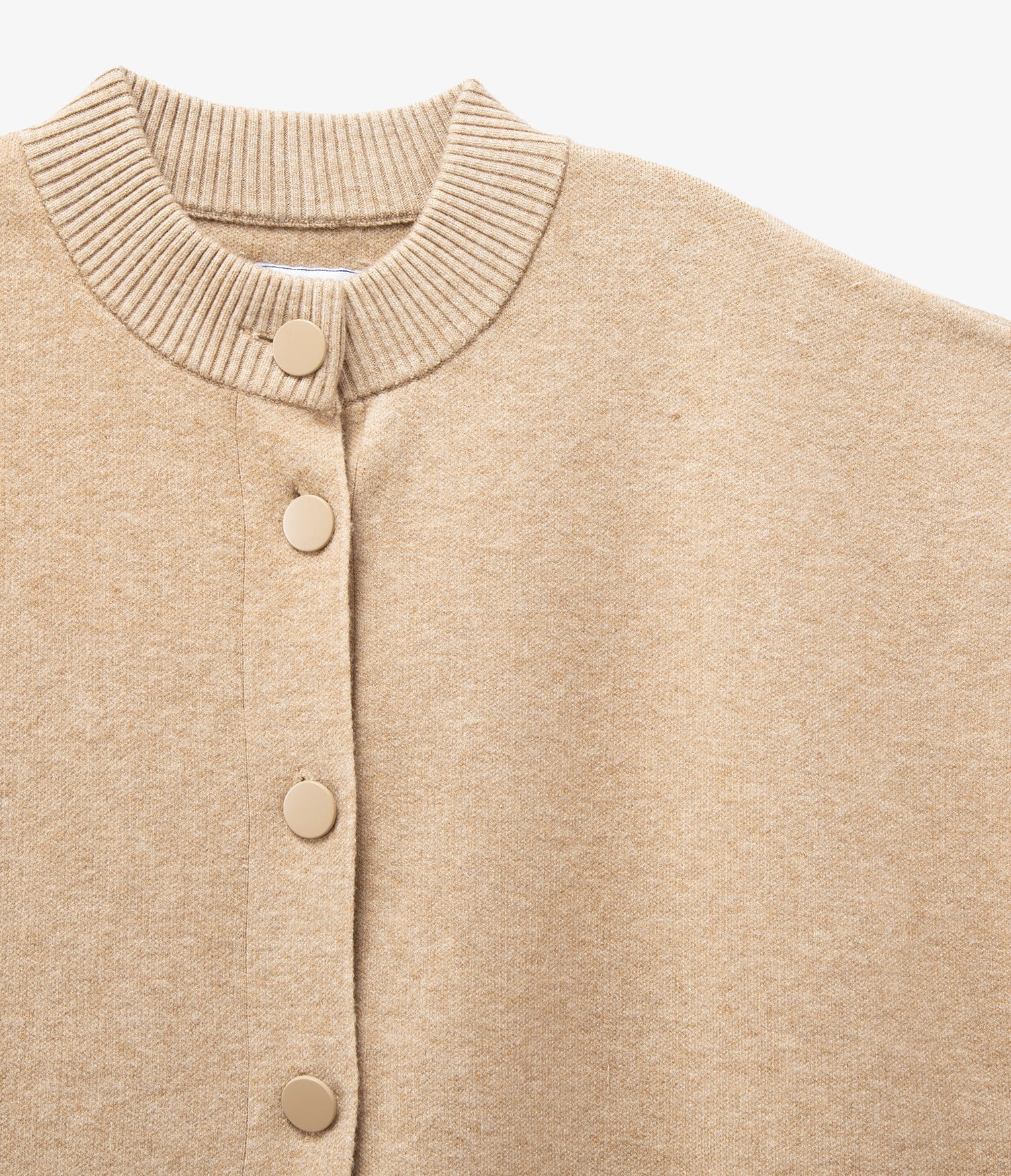 Chaqueta Otavia Sin Mangas Beige - Sweater Mujer