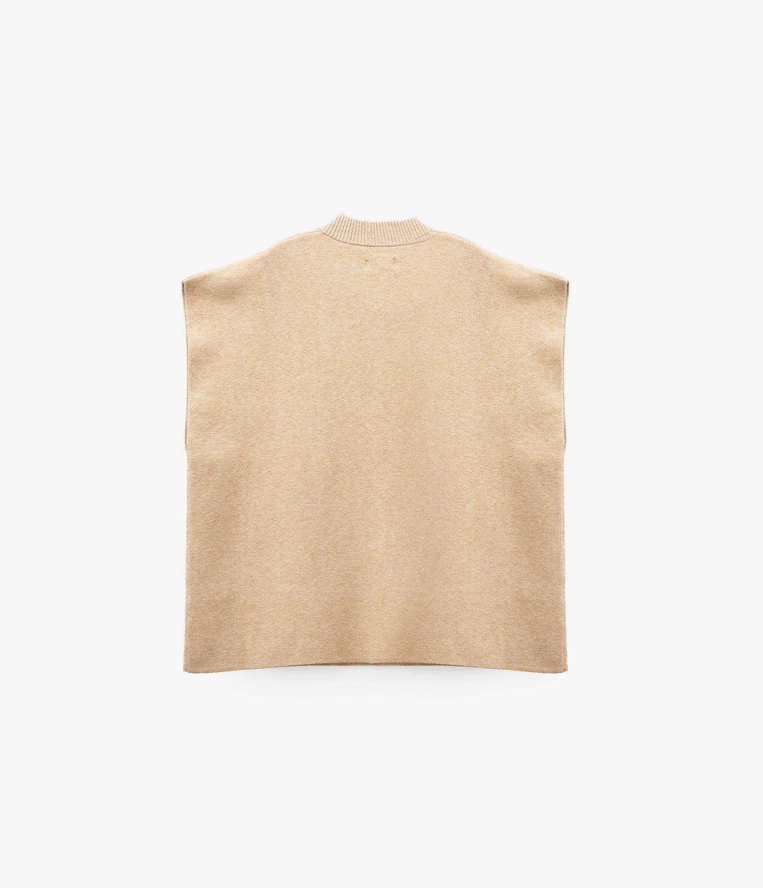 Chaqueta Otavia Sin Mangas Beige - Sweater Mujer