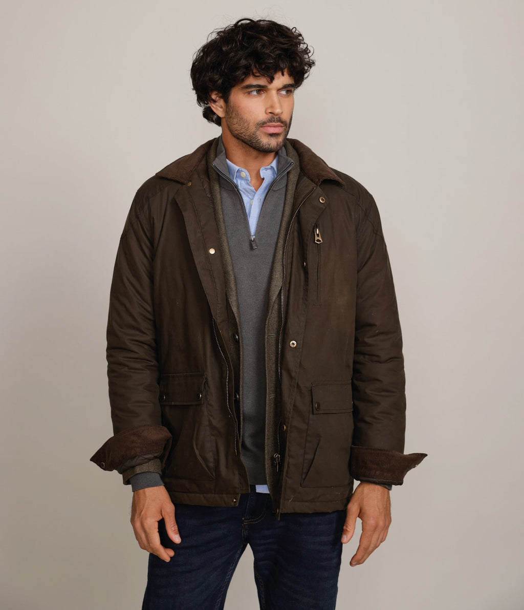 Chaqueta Wax Harry Verde Musgo - Chaqueta