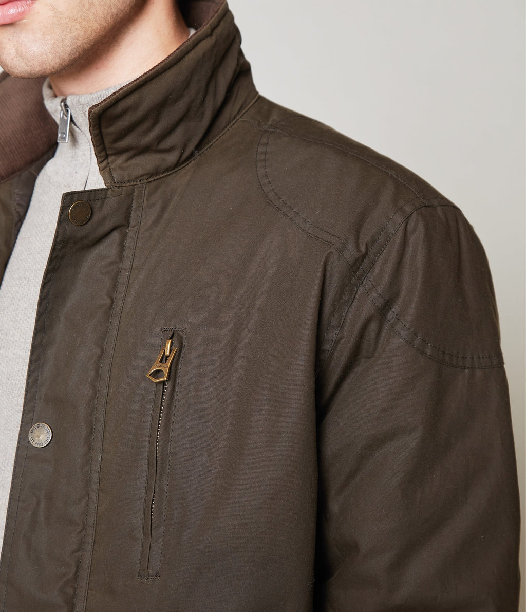 Chaqueta Wax Harry Verde Musgo - Chaqueta