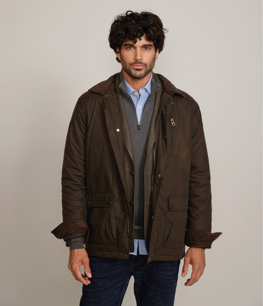 Chaqueta Wax Harry Verde Musgo - Chaqueta