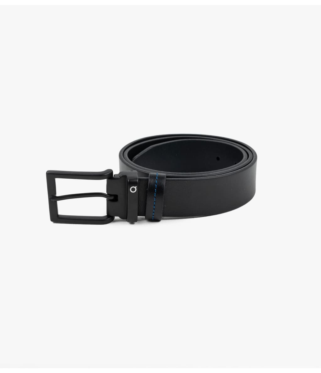 Cinturón Cuero Reversible Negro/Azul - Cinturon