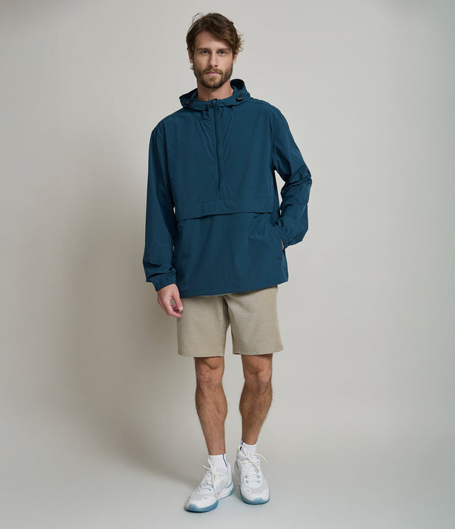 Cortaviento Edge Azul Petróleo - Chaqueta