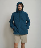 Cortaviento Edge Azul Petróleo - Chaqueta