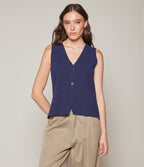 Gillette Polo Navy - Sweater Mujer