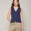Gillette Polo Navy - Sweater Mujer