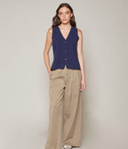 Gillette Polo Navy - Sweater Mujer