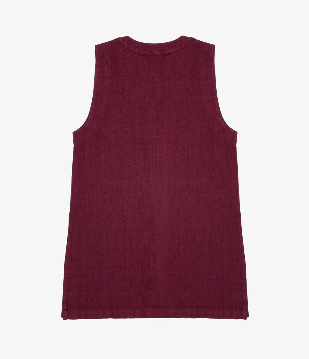 Guillete Milan Lino Berenjena - Blusa
