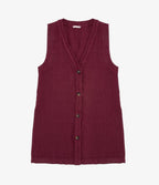 Guillete Milan Lino Berenjena - Blusa