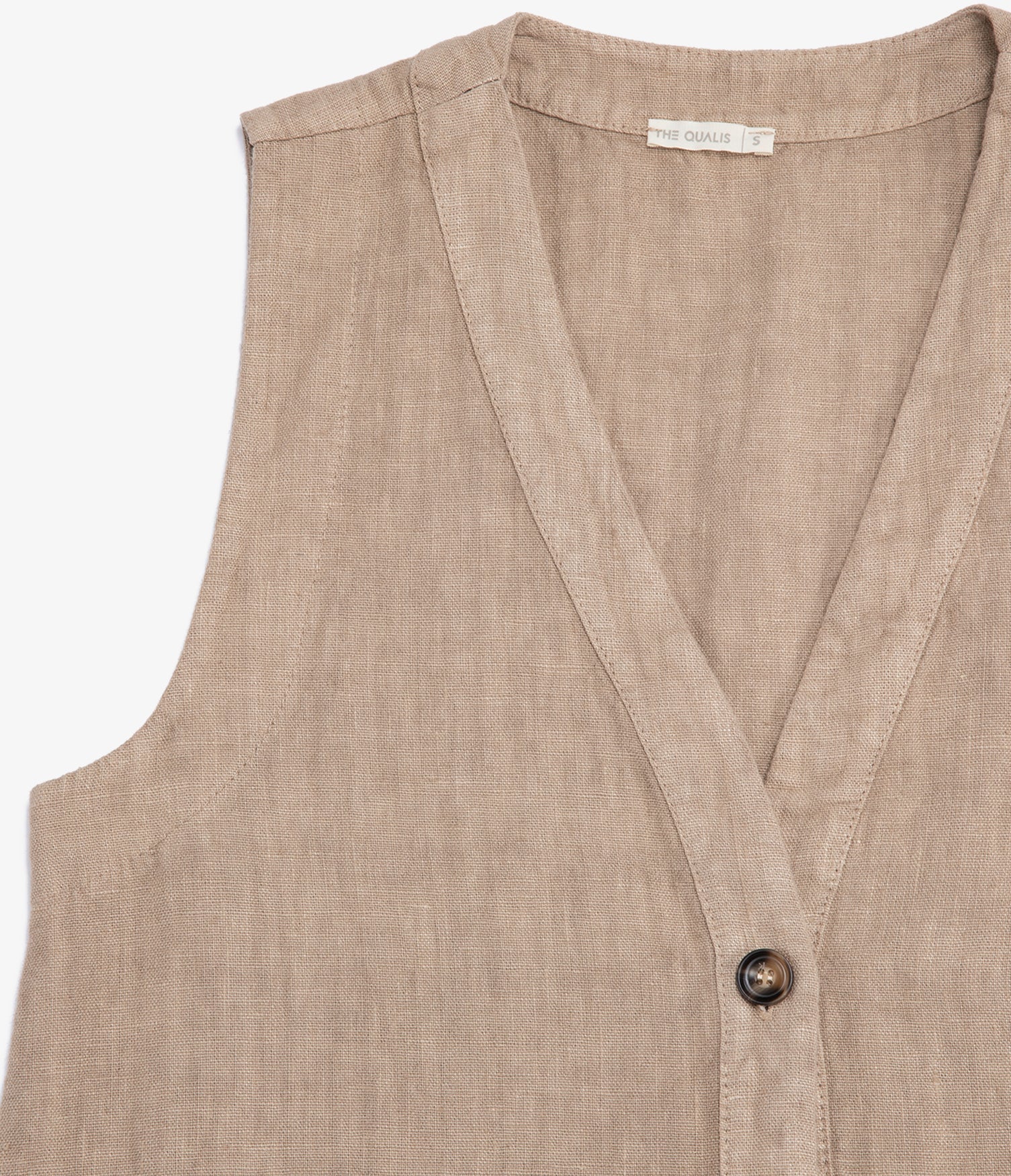 Guillete Milan Lino Café Claro - Blusa