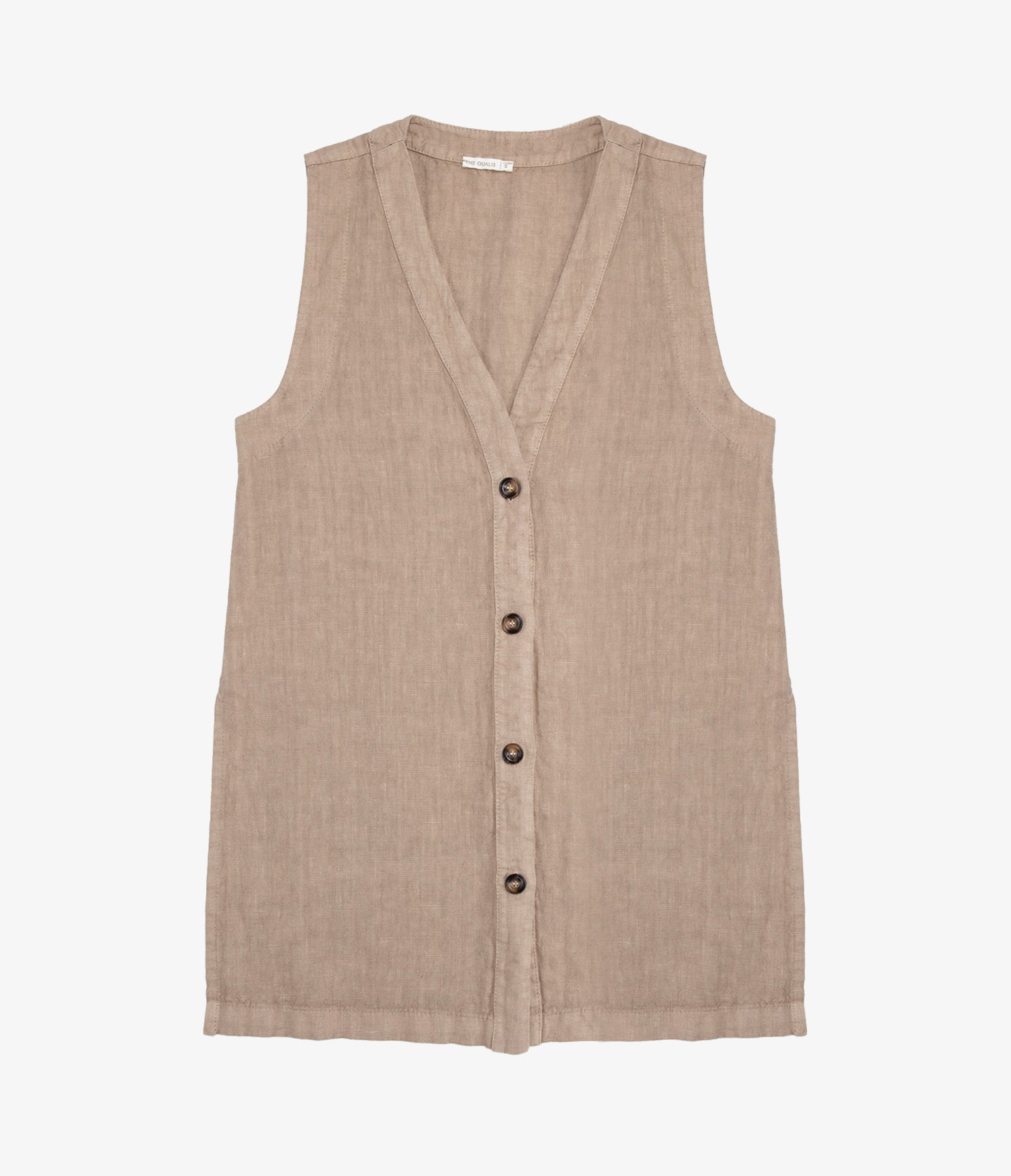 Guillete Milan Lino Café Claro - Blusa
