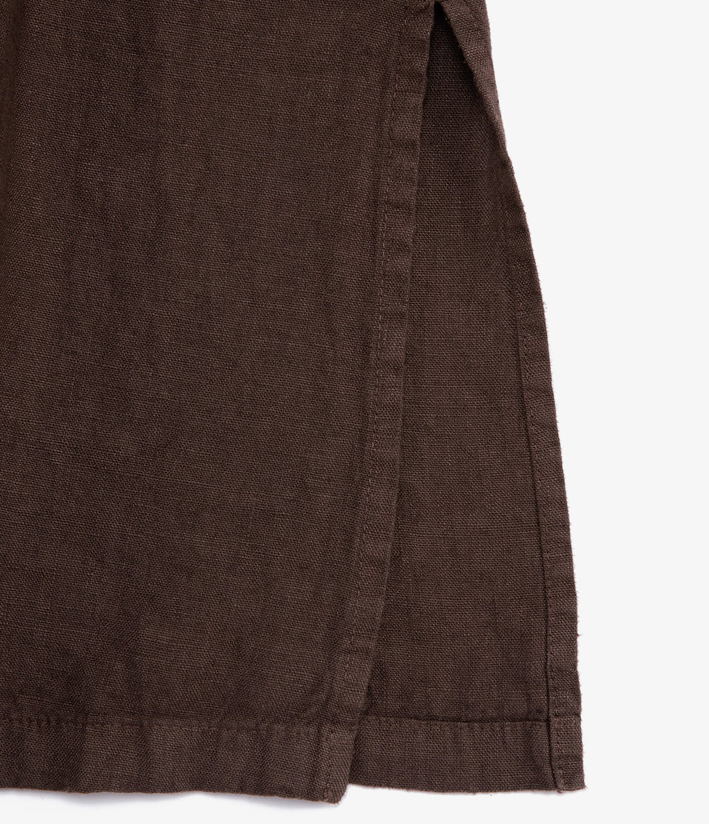Guillete Milan Lino Café Oscuro - Blusa