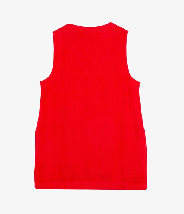 Guillete Milan Lino Rojo - Blusa