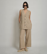 Pantalón Milan Café Claro - pantalones