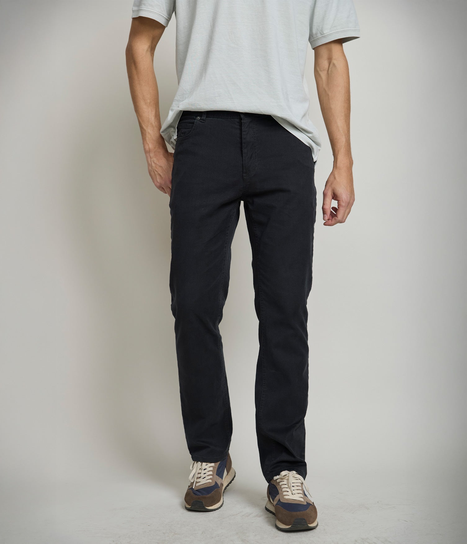 Pantalón Lyocell Frank Negro - Pantalones