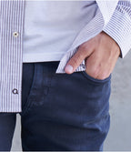 Pantalón Denim Azul Oscuro - Pantalones