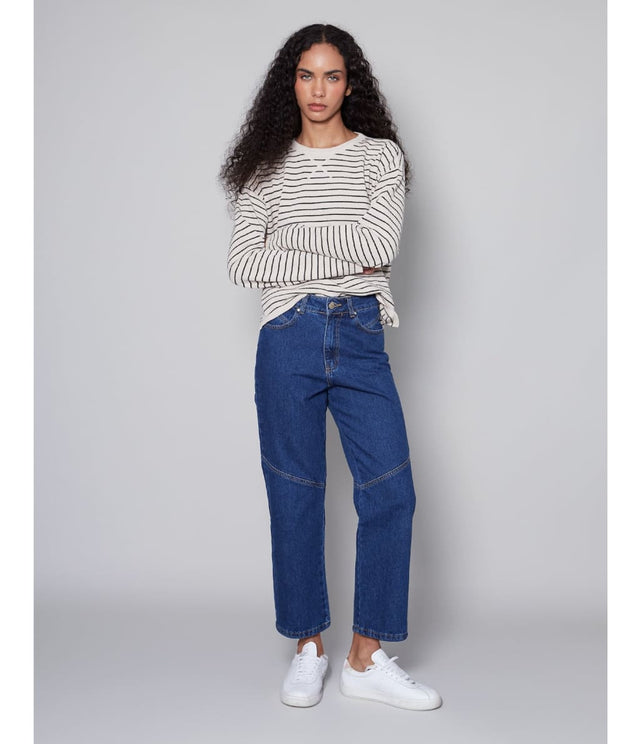 Pantalón Lucia Denim - PANTALÓN DENIM BÁSICO MUJER