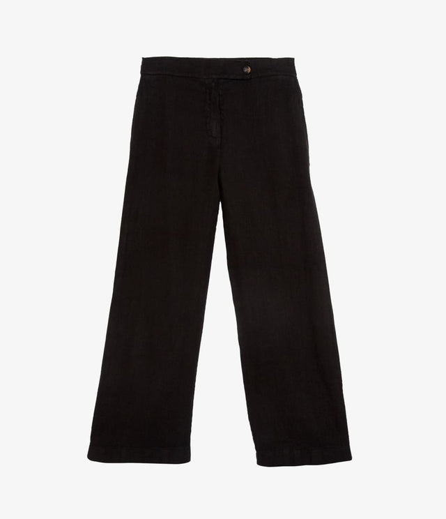 Pantalón Milan Lino Negro - pantalones