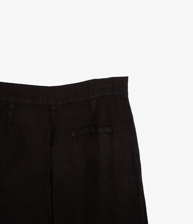 Pantalón Milan Lino Negro - pantalones