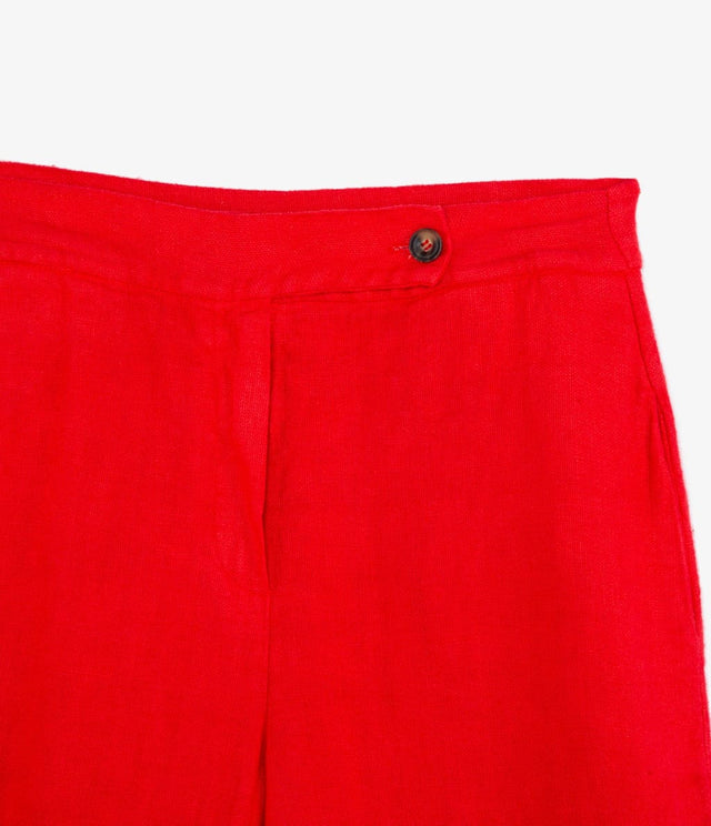 Pantalón Milan Lino Rojo - pantalones