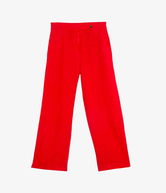 Pantalón Milan Lino Rojo - pantalones