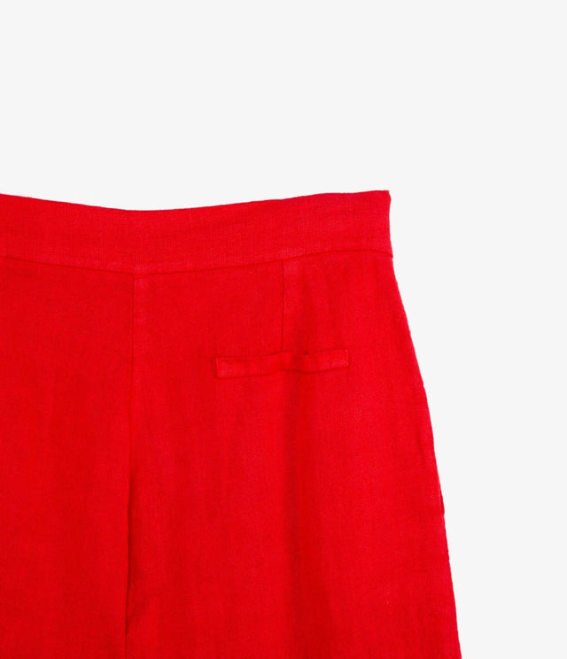 Pantalón Milan Lino Rojo - pantalones