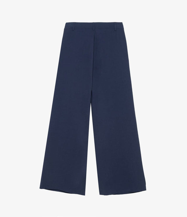 Pantalón Sastrero Azul - PANTALÓN DENIM BÁSICO MUJER