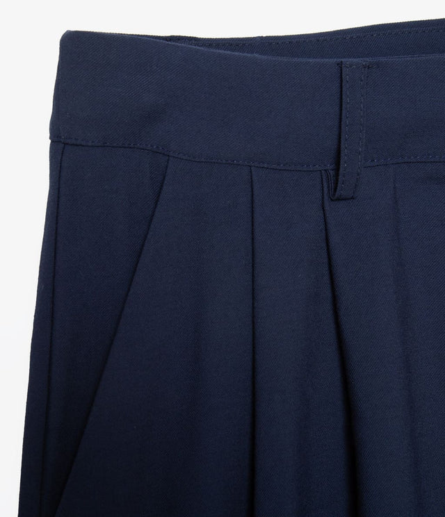 Pantalón Sastrero Azul - PANTALÓN DENIM BÁSICO MUJER