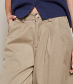 Pantalón Sastrero Lyocell Beige - PANTALÓN DENIM BÁSICO MUJER