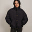 Parka Puffer Negro - Abrigo Mujer
