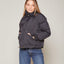 Parka Puffer Negro - Abrigo Mujer